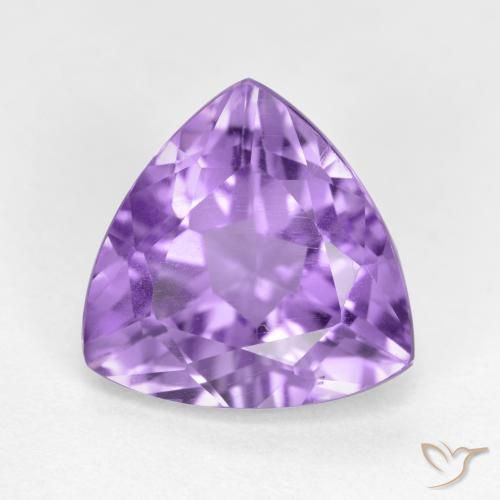 2.88ct 天然 中紫 紫水晶, 胖三角形, VS