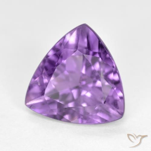 2.78克拉天然紫水晶，胖三角形，VS-SI