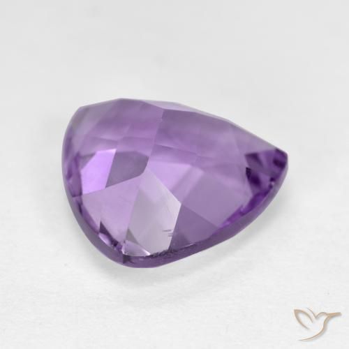 2.97克拉天然紫水晶，胖三角形，VS-SI