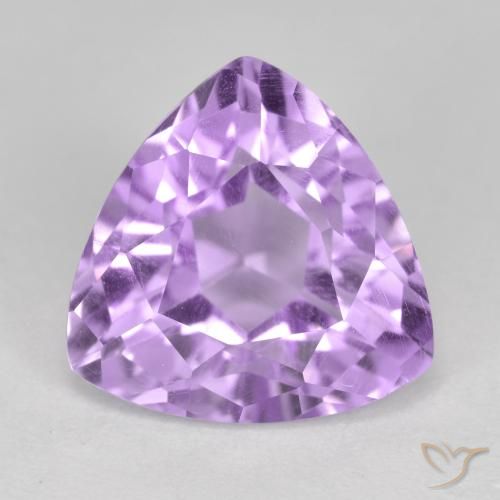 3.07ct 天然 中紫 紫水晶, 胖三角形, VS