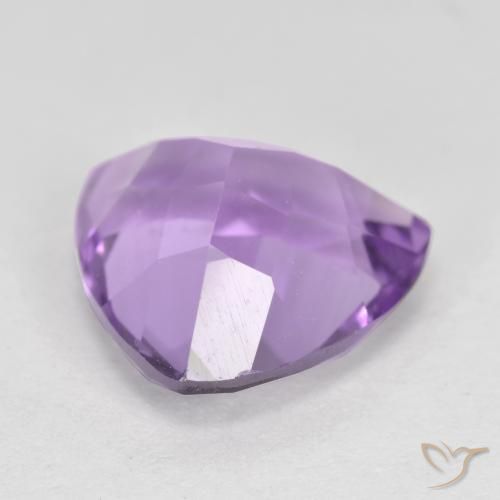 2.86克拉天然紫水晶，胖三角形，VS