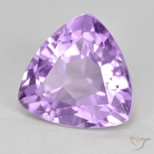 3.14克拉天然紫水晶，胖三角形，VS