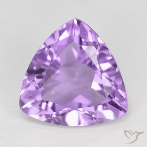 2.93克拉天然紫水晶，胖三角形，VS