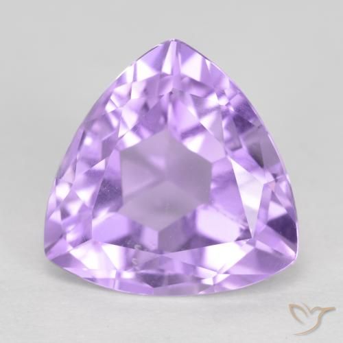 3.09ct 天然 鸢尾紫 紫水晶, 胖三角形, VS