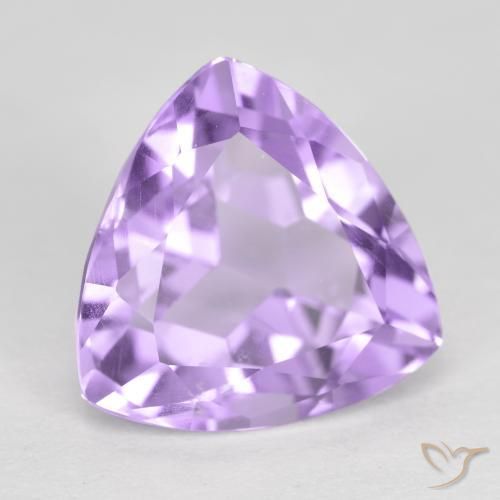 3.09克拉天然紫水晶，胖三角形，VS