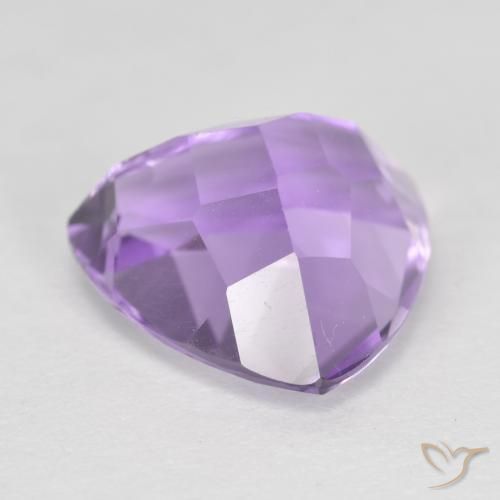 3.09克拉天然紫水晶，胖三角形，VS