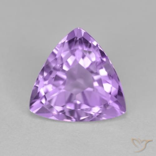 2.98ct 天然 中紫 紫水晶, 胖三角形, VS