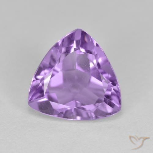 2.90ct 天然 中紫 紫水晶, 胖三角形, VS