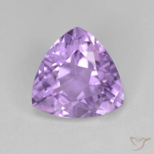2.90克拉天然紫水晶，胖三角形，VS