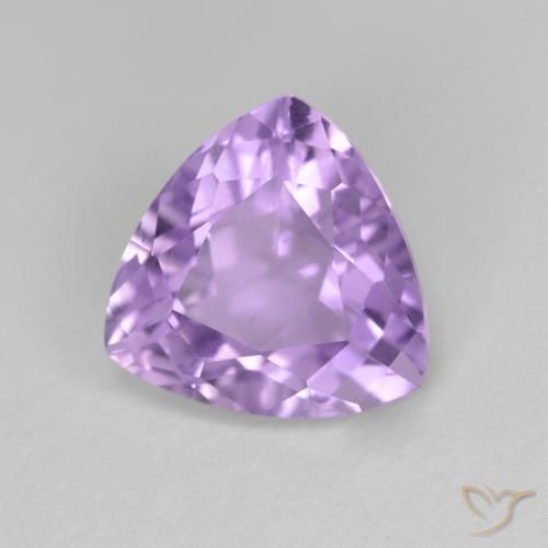 2.90克拉天然紫水晶，胖三角形，VS