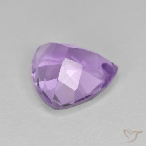 2.90克拉天然紫水晶，胖三角形，VS