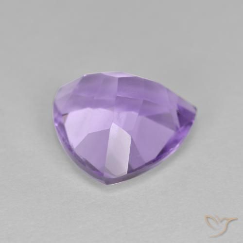 3.04克拉天然紫水晶，胖三角形，VS