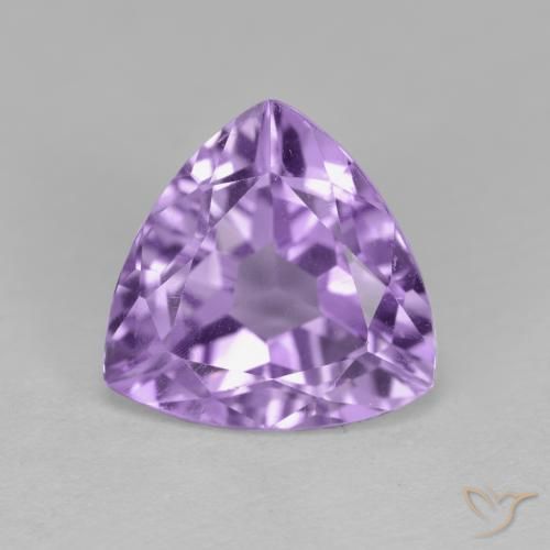 2.91克拉天然紫水晶，胖三角形，VS