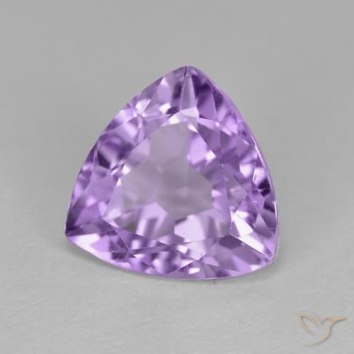 2.91克拉天然紫水晶，胖三角形，VS