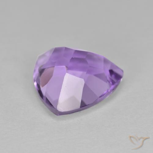 2.91克拉天然紫水晶，胖三角形，VS