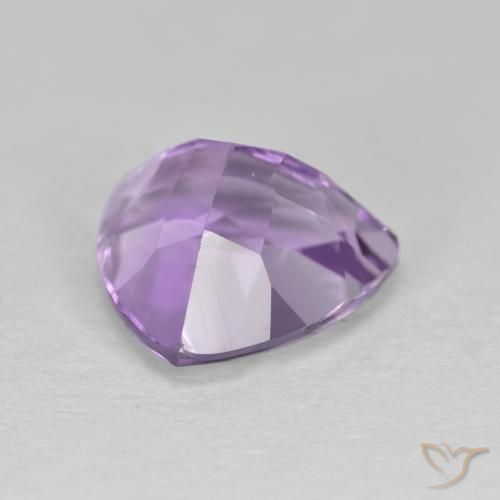 3.02克拉天然紫水晶，胖三角形，VS