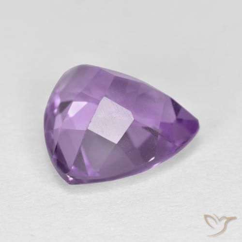 3.01克拉天然紫水晶，胖三角形，VS