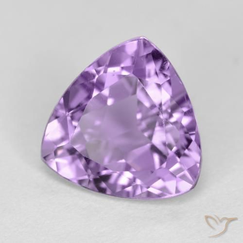 2.91克拉天然紫水晶，胖三角形，VS