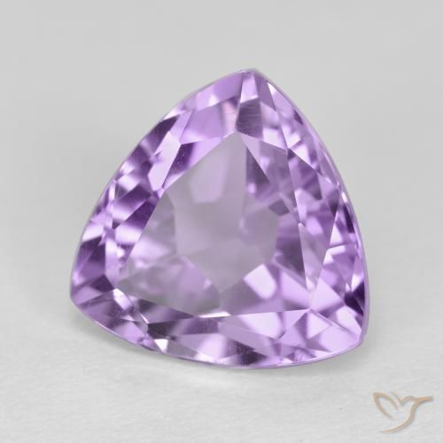 3.12克拉天然紫水晶，胖三角形，VS
