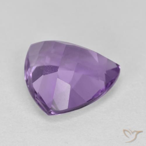 3.00克拉天然紫水晶，胖三角形，VS