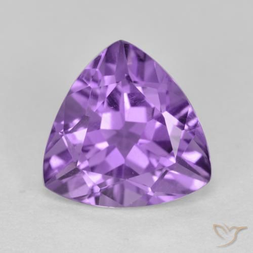2.97克拉天然紫水晶，胖三角形，VS