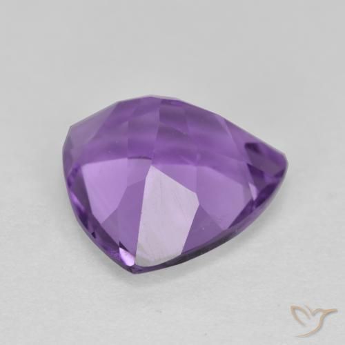 2.97克拉天然紫水晶，胖三角形，VS