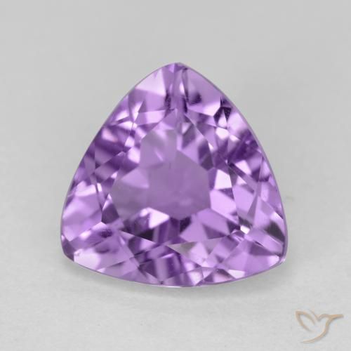 2.65ct 天然 中紫 紫水晶, 胖三角形, VS