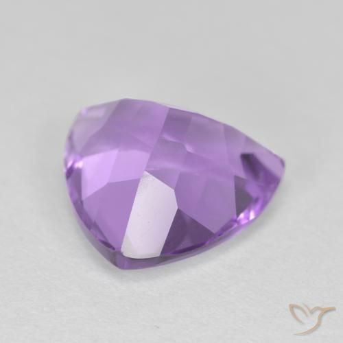 3.06克拉天然紫水晶，胖三角形，VS