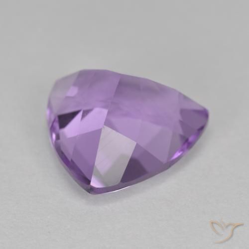 3.00克拉天然紫水晶，胖三角形，VS
