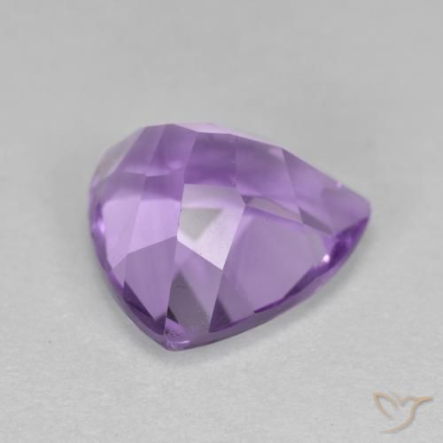 3.06克拉天然紫水晶，胖三角形，VS