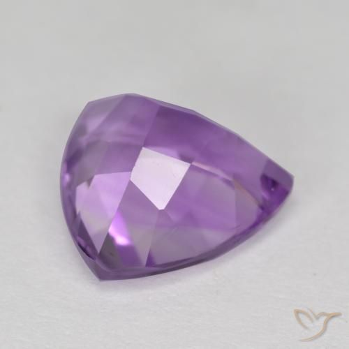 2.78克拉天然紫水晶，胖三角形，VS