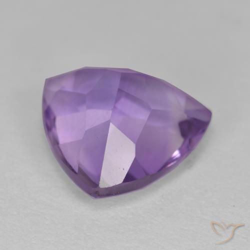3.01克拉天然紫水晶，胖三角形，VS