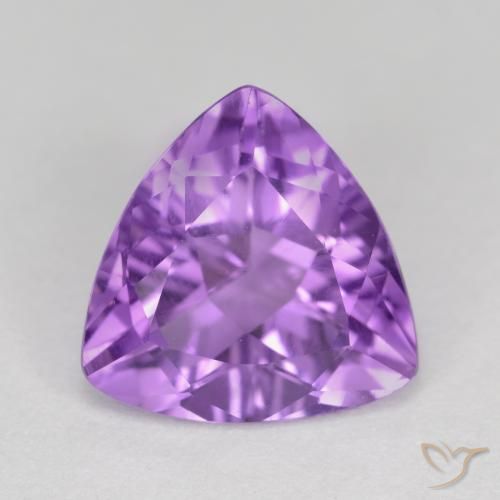 2.61ct 天然 中深紫 紫水晶, 胖三角形, VS