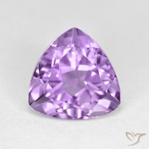 2.92克拉天然紫水晶，胖三角形，VS