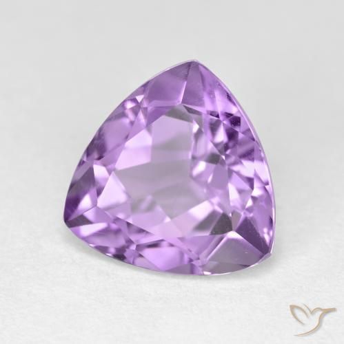 2.92克拉天然紫水晶，胖三角形，VS