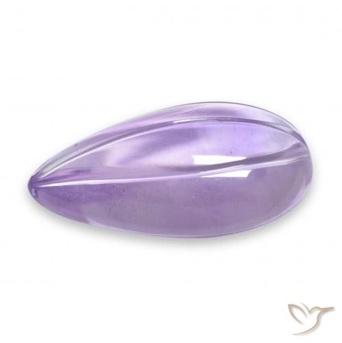 7.48克拉天然紫水晶，梨形，透明