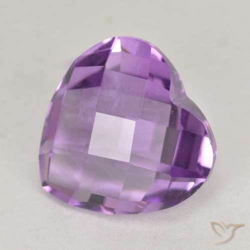 3.53克拉天然紫水晶，心形，VS