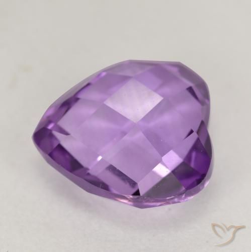3.53克拉天然紫水晶，心形，VS