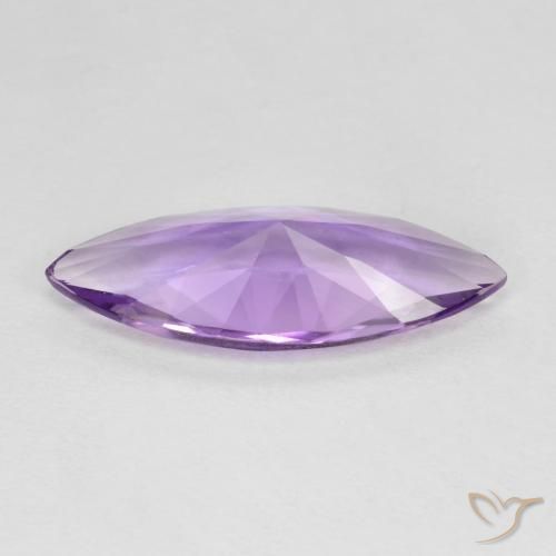 2.75克拉天然紫水晶，榄尖形，VVS-VS