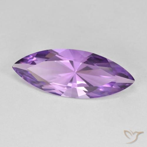 2.94克拉天然紫水晶，榄尖形，VVS-VS