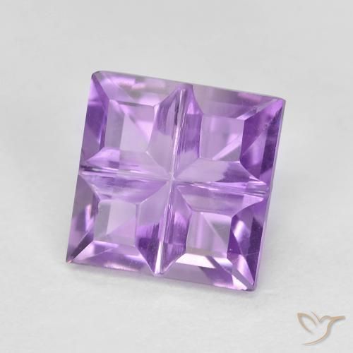 1.54克拉天然紫水晶，正方形，VVS-VS
