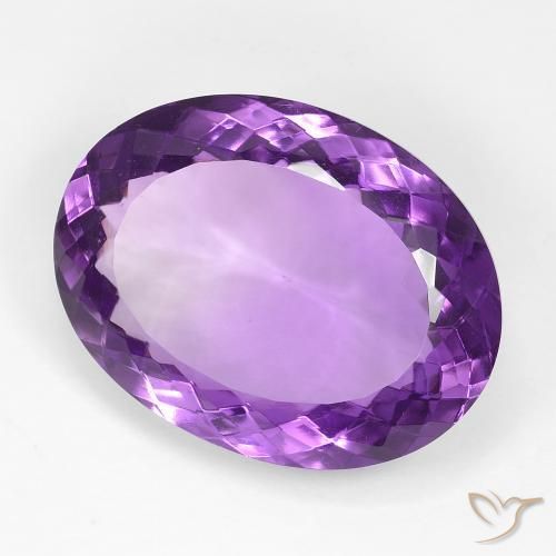 17.64克拉天然紫水晶，椭圆形，VVS