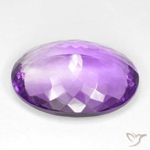 17.64克拉天然紫水晶，椭圆形，VVS
