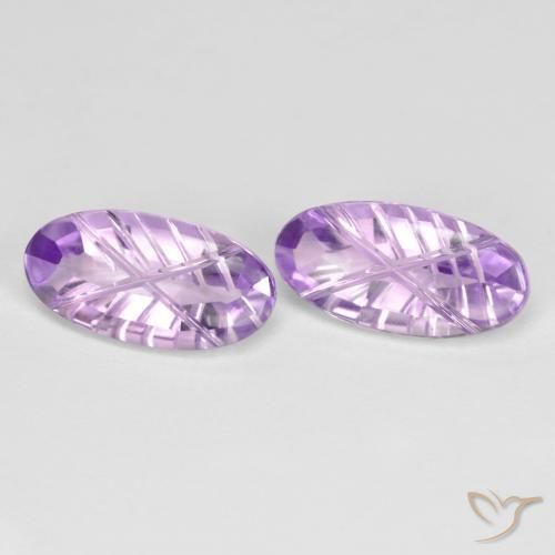 3.58克拉天然紫水晶，椭圆形，VVS-VS