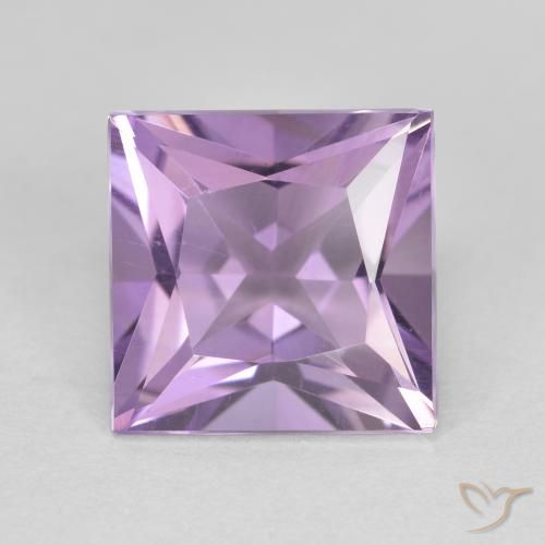 2.19ct 天然 紫色紫罗兰色 紫水晶, 正方形, VVS-VS