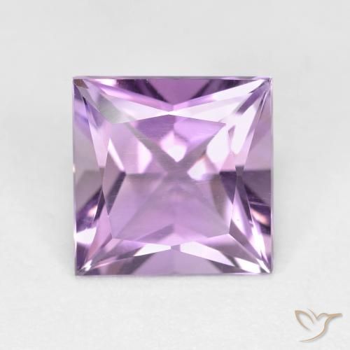 2.03ct 天然 中浅紫紫色 紫水晶, 正方形, VS