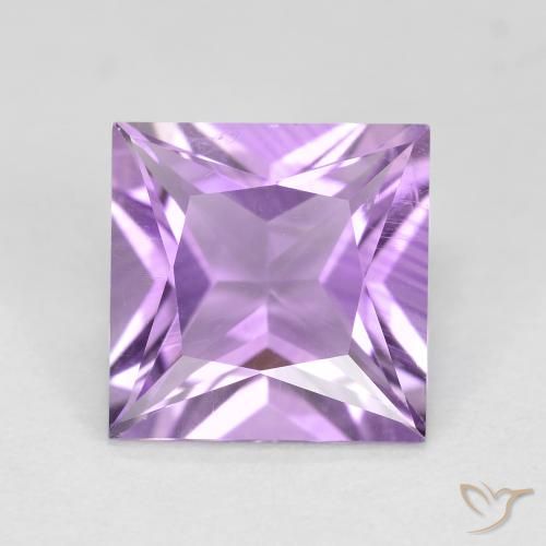 2.19ct 天然 鸢尾紫 紫水晶, 正方形, VS