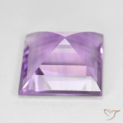 9.61克拉天然紫水晶，正方形，VVS-VS