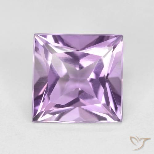 2.23ct 天然 紫色紫罗兰色 紫水晶, 正方形, VVS-VS