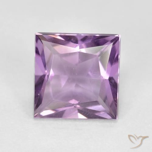 1.59克拉天然紫水晶，正方形，VVS-VS